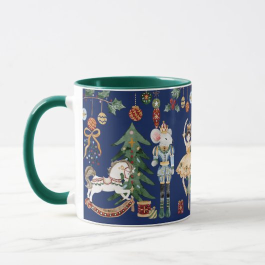 Die Nutcracker-Weihnachtszeit Tasse (Links)