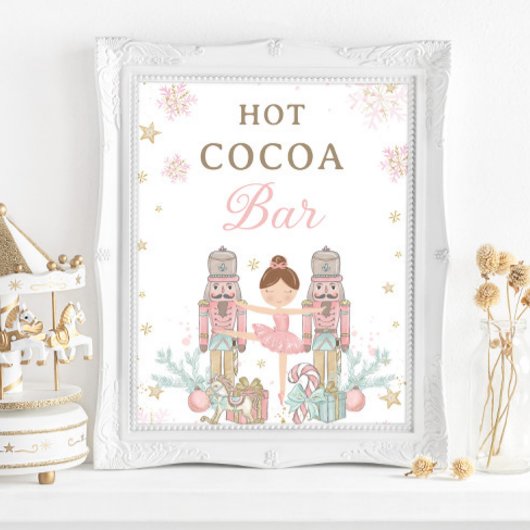 Die Nutcracker Winter Onederland Hot Cocoa Bar Poster