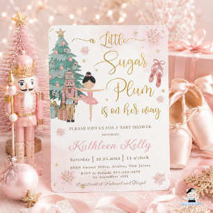 Die Nutcracker Winter Wonderland Girl Baby Dusche Einladung