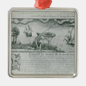 Die Nutzung des Sextant Silbernes Ornament (Vorne)