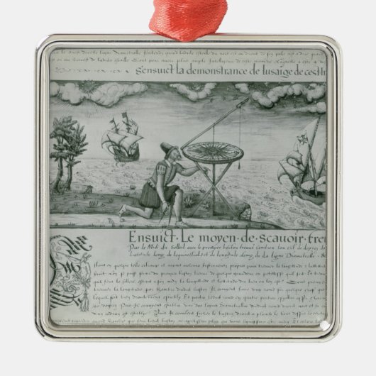 Die Nutzung des Sextant Silbernes Ornament (Vorne)