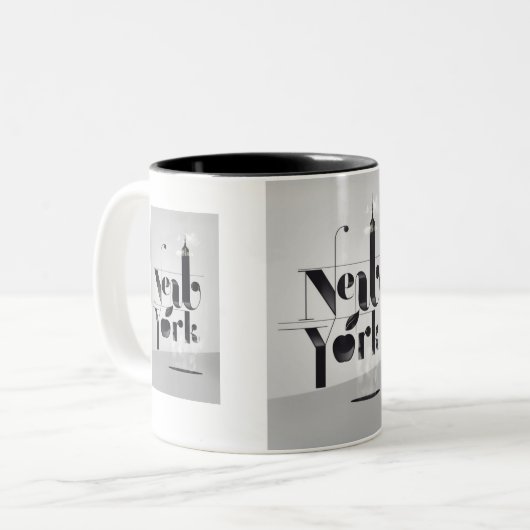 Die NY "Cawfee" Tasse (Vorderseite Links)