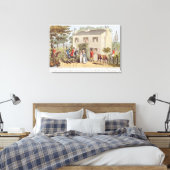 Die Oakland-Hütten, Cheltenham oder Fox Junters a Leinwanddruck (Insitu (Schlafzimmer))