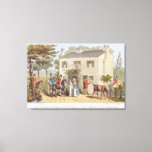 Die Oakland-Hütten, Cheltenham oder Fox Junters a Leinwanddruck (Vorderseite)