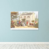 Die Oakland-Hütten, Cheltenham oder Fox Junters a Leinwanddruck (Insitu (Holzboden))