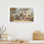 Die Oakland-Hütten, Cheltenham oder Fox Junters a Poster (Küche)