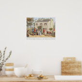 Die Oakland-Hütten, Cheltenham oder Fox Junters a Poster (Küche)