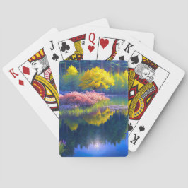 Die Oase der Ruhe, die Schönheit der kleinen Insel Spielkarten