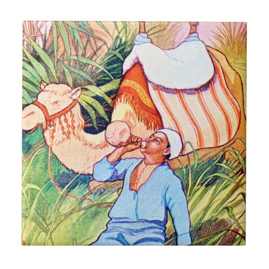 Die Oase Fliese (Vorderseite)