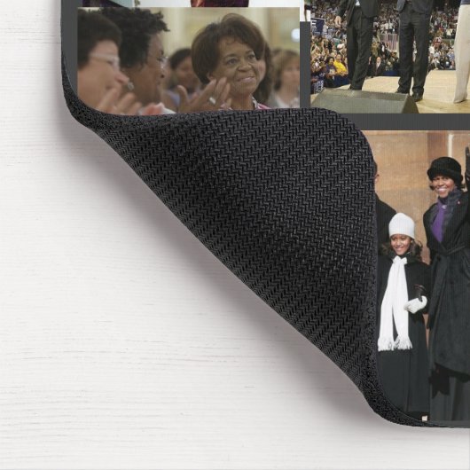 Die OBAMA-Collage Mousepad (Ecke)