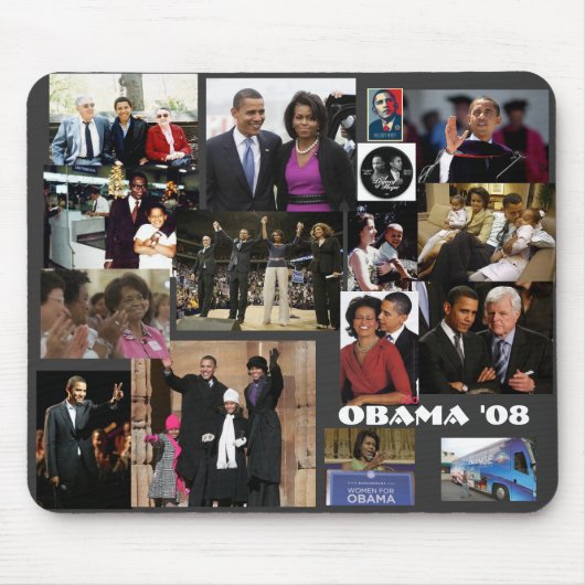 Die OBAMA-Collage Mousepad (Vorne)