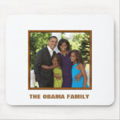 Die OBAMA-FAMILIE - besonders angefertigt Mousepad (Vorne)