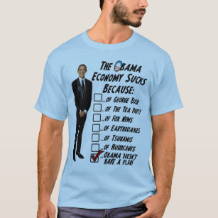 Die obama-Wirtschaft ist zum Kotzen T-Shirt