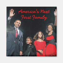 Die Obamas: Amerikas nächstes 1. Familienmagazin Magnet