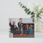 Die Obamas Postkarte (Stehend Vorderseite)