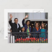 Die Obamas Postkarte (Vorne/Hinten)
