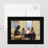 Die Obamas Postkarte (Vorne/Hinten)