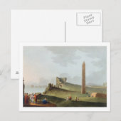 Die Obelisken in Alexandria, die so genannte Cleop Postkarte (Vorne/Hinten)