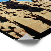 Die Obelisken von Tuthmosis I und Hatshepsut Poster (Ecke)