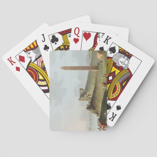 Die Obelisks in Alexandria, genannt Kleopatra Nee Spielkarten (Rückseite)