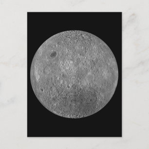 Die Oberfläche auf der Fernen Seite des Mond der E Postkarte