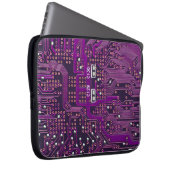 Die Oberfläche des digitalen Umfeldes, abstr Laptopschutzhülle (Vorne Rechts)
