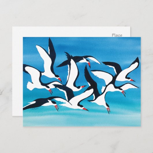 Die Oberfläche schimmern Postkarte (Vorne/Hinten)