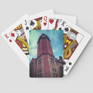 Die Oberseite des Gebäude Spielkarten