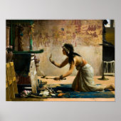 Die Obsequien einer ägyptischen Katze, 1886 Poster (Vorne)