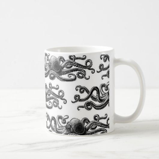 Die Oct8pus - Muster-Tasse Kaffeetasse (Rechts)