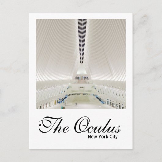Die Oculus New York Postcard USA Postkarte (Vorderseite)