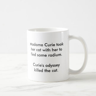 Die Odyssee des Curie (Kaffee-Tasse) Kaffeetasse