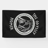 Die Odyssee Homer Griechischer Helm Antike Mytholo Banner (Horizontal)