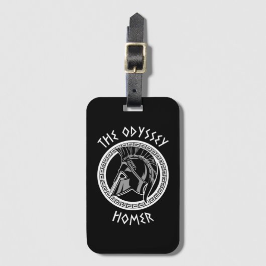 Die Odyssee Homer Griechischer Helm Antike Mytholo Gepäckanhänger (Vorderseite Vertikal)