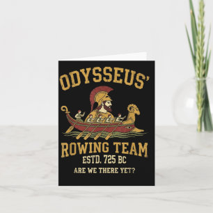 Die Odyssee Odysseus Lustige Freund Gruppe Passend Karte