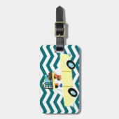 Die offene Straße 2 Gepäckanhänger (Vorderseite vertikal)