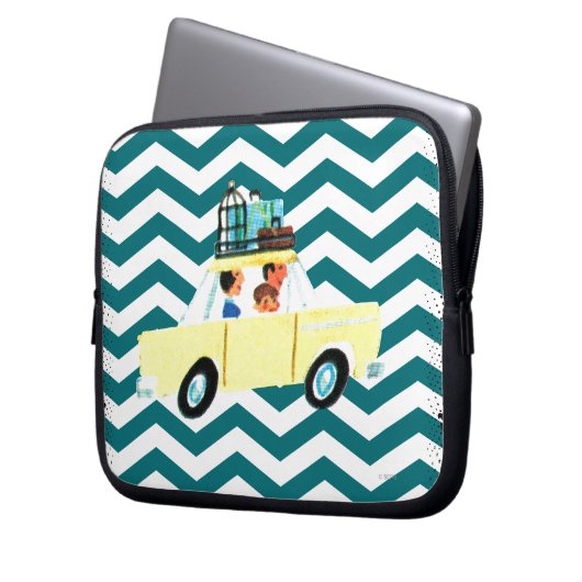 Die offene Straße 2 Laptopschutzhülle (Vorderseite Links)