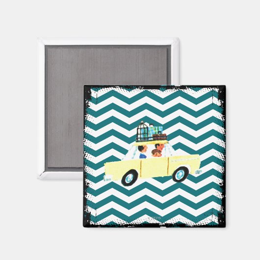 Die offene Straße 2 Magnet (Vorderseite/Rückseite)