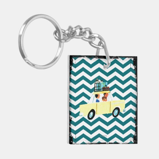 Die offene Straße 2 Schlüsselanhänger (Vorderseite links)