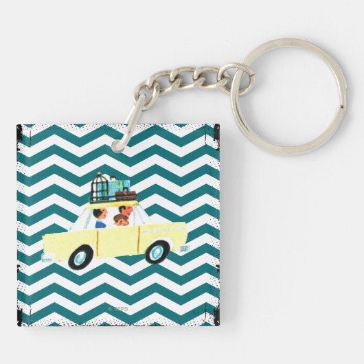 Die offene Straße 2 Schlüsselanhänger (Rückseite)