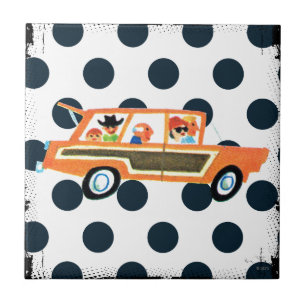 Die offene Straße 4 Fliese