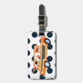 Die offene Straße 4 Gepäckanhänger (Vorderseite vertikal)