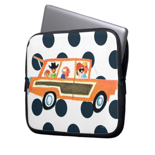 Die offene Straße 4 Laptopschutzhülle (Vorderseite Links)