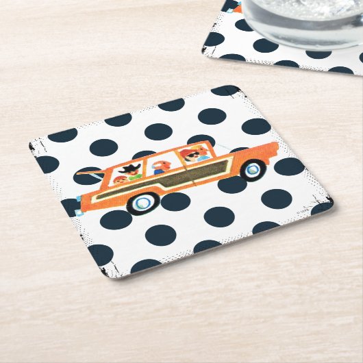 Die offene Straße 4 Rechteckiger Pappuntersetzer (angewinkelt)