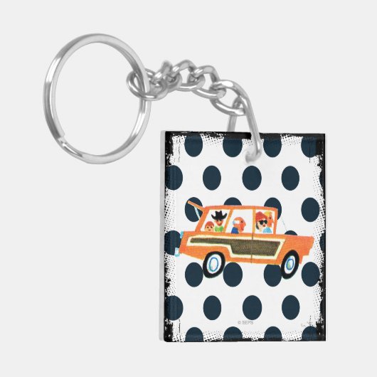 Die offene Straße 4 Schlüsselanhänger (Vorderseite links)