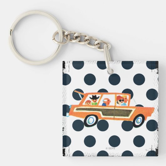 Die offene Straße 4 Schlüsselanhänger (Vorderseite)