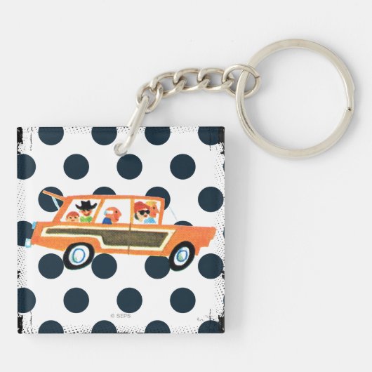 Die offene Straße 4 Schlüsselanhänger (Rückseite)