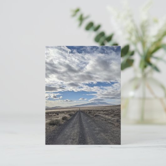 Die offene Straße Postkarte (Stehend Vorderseite)