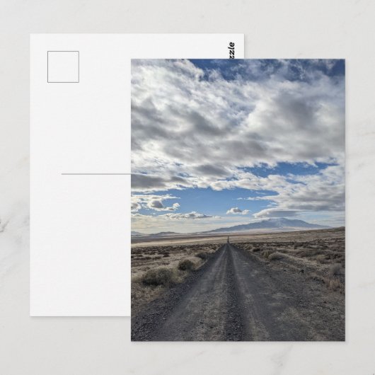 Die offene Straße Postkarte (Vorne/Hinten)