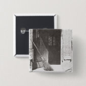 Die offene Tür, im März 1843 (b/w Foto) Button (Vorne & Hinten)